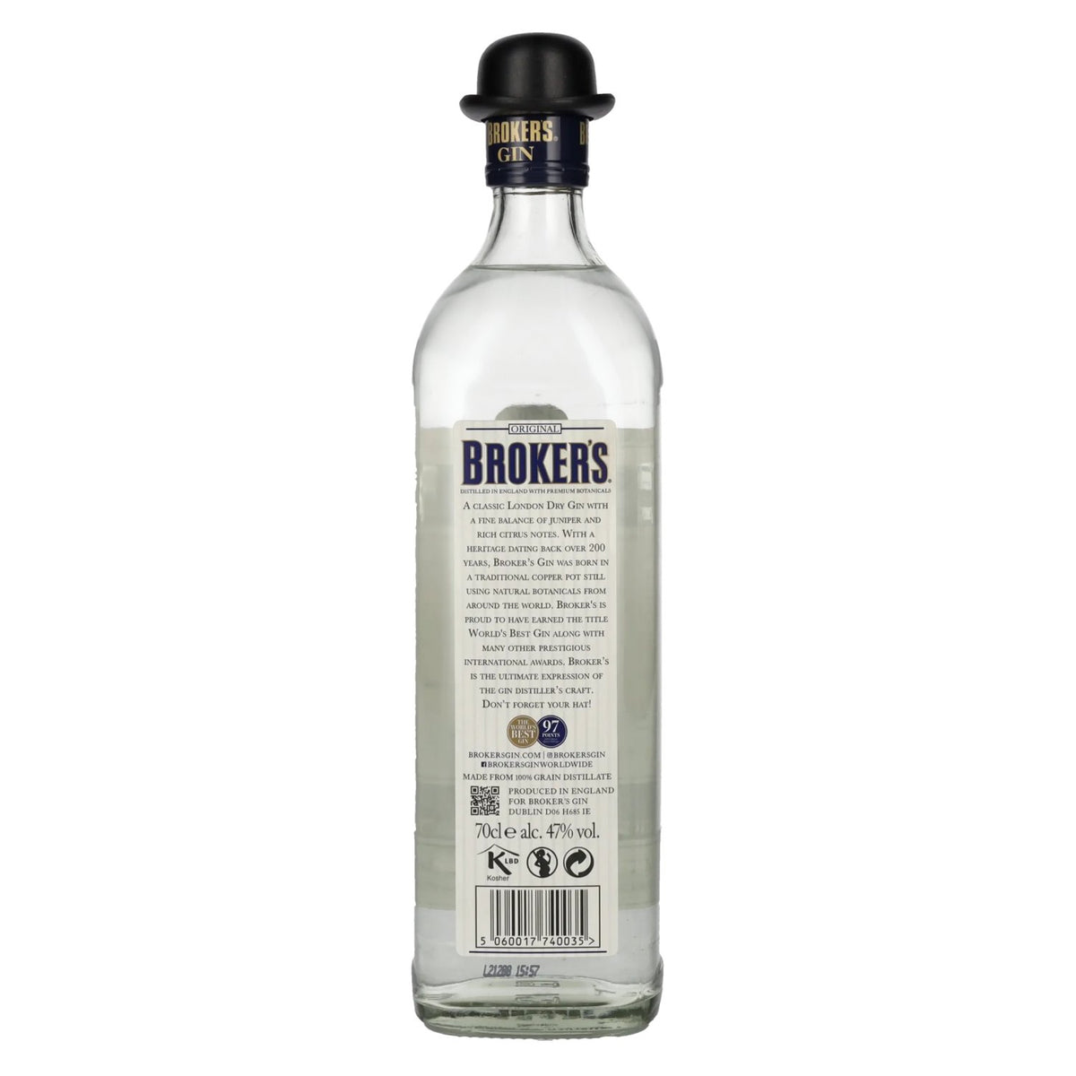 Broker's Premium London Dry Gin 47% Vol. 0,7l