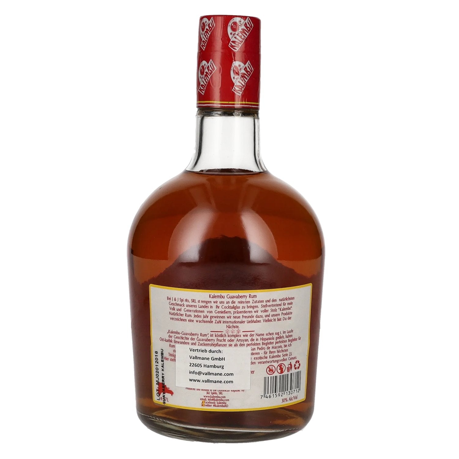 Kalembú Rhum épicé des Caraïbes Guavaberry 30% vol. 0,7l