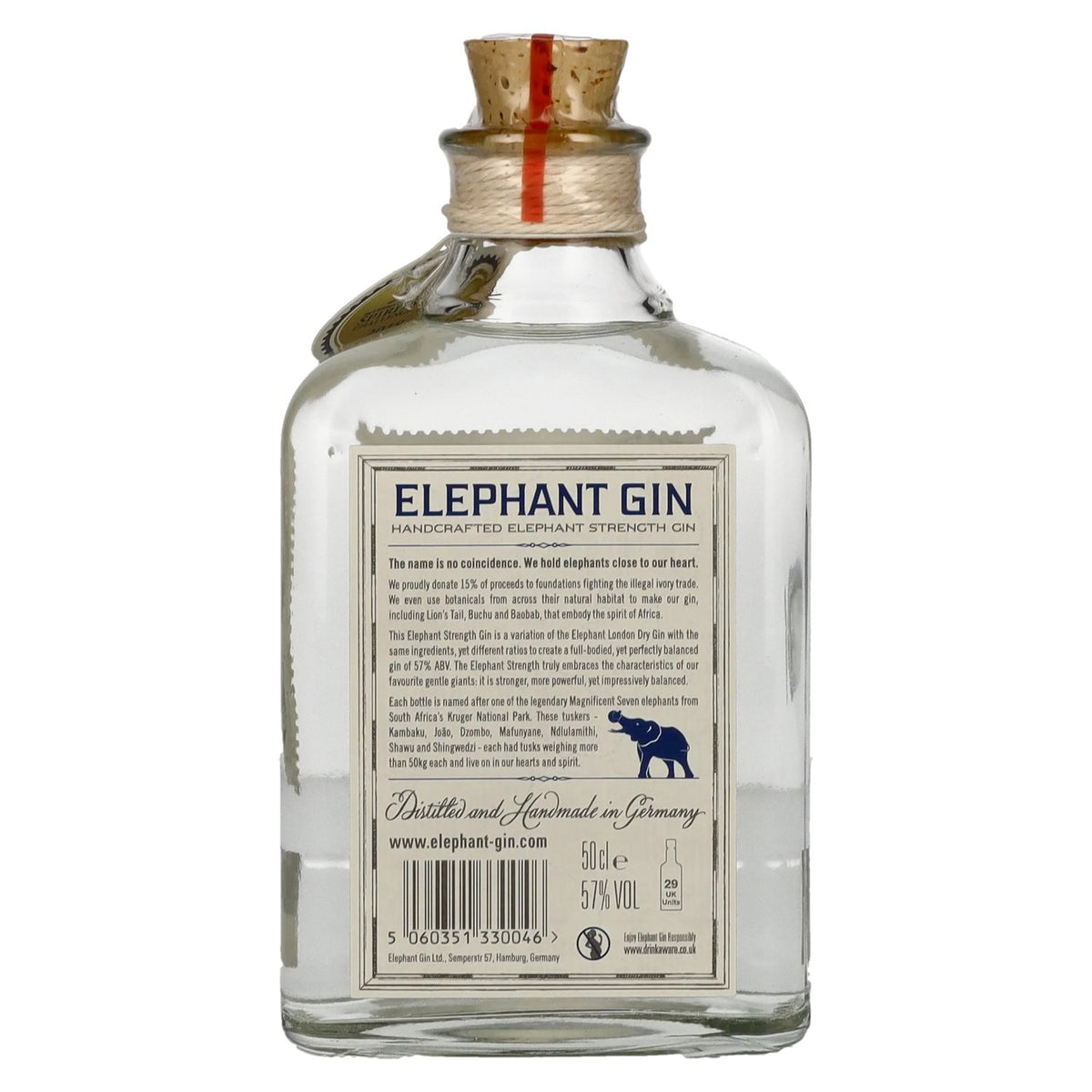 Elephant Gin Elephant Strength 57% Vol. 0,5l
