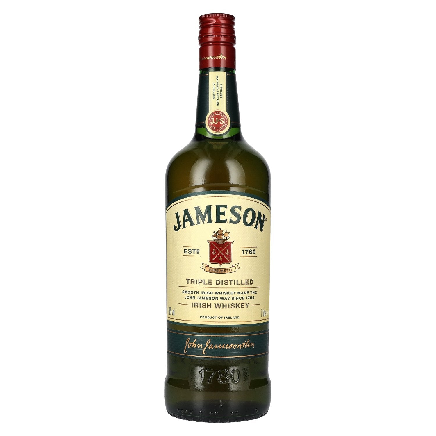Jameson Whiskey irlandais triple distillé 40% vol. 1l