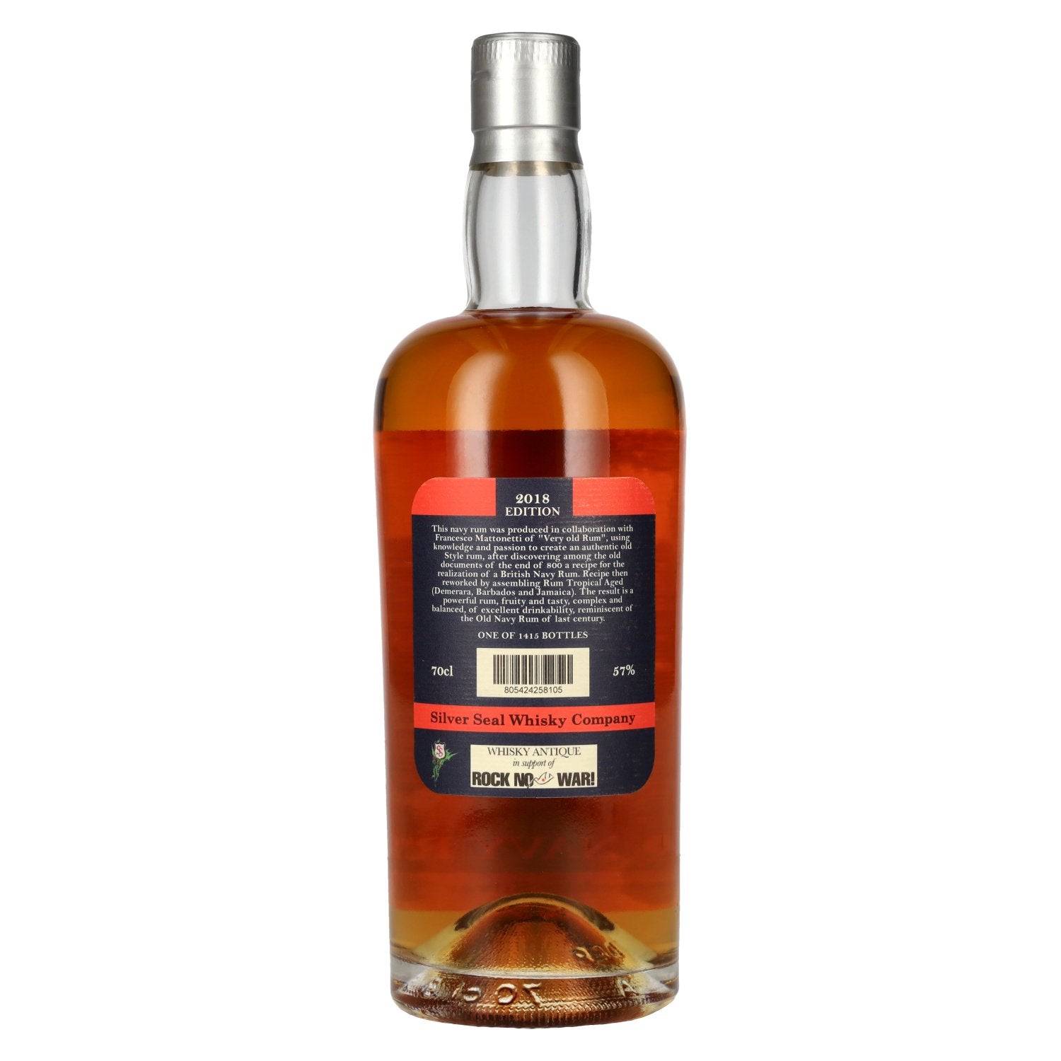 Silver Seal Old Navy Rum Édition 2018 57 % vol. 0,7 l