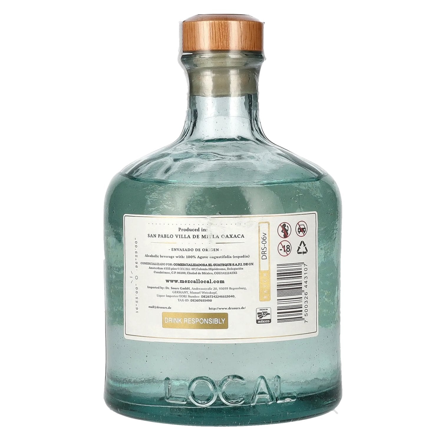 Mezcal Artesanal Local DOP 42% Vol. 0,7l