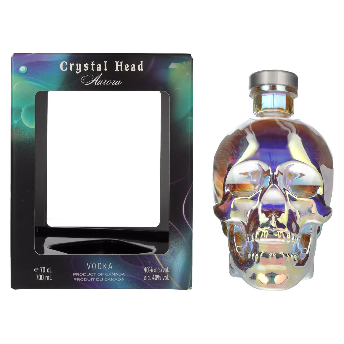 Crystal Head Vodka Aurora 40% vol. 0,7l en boîte cadeau