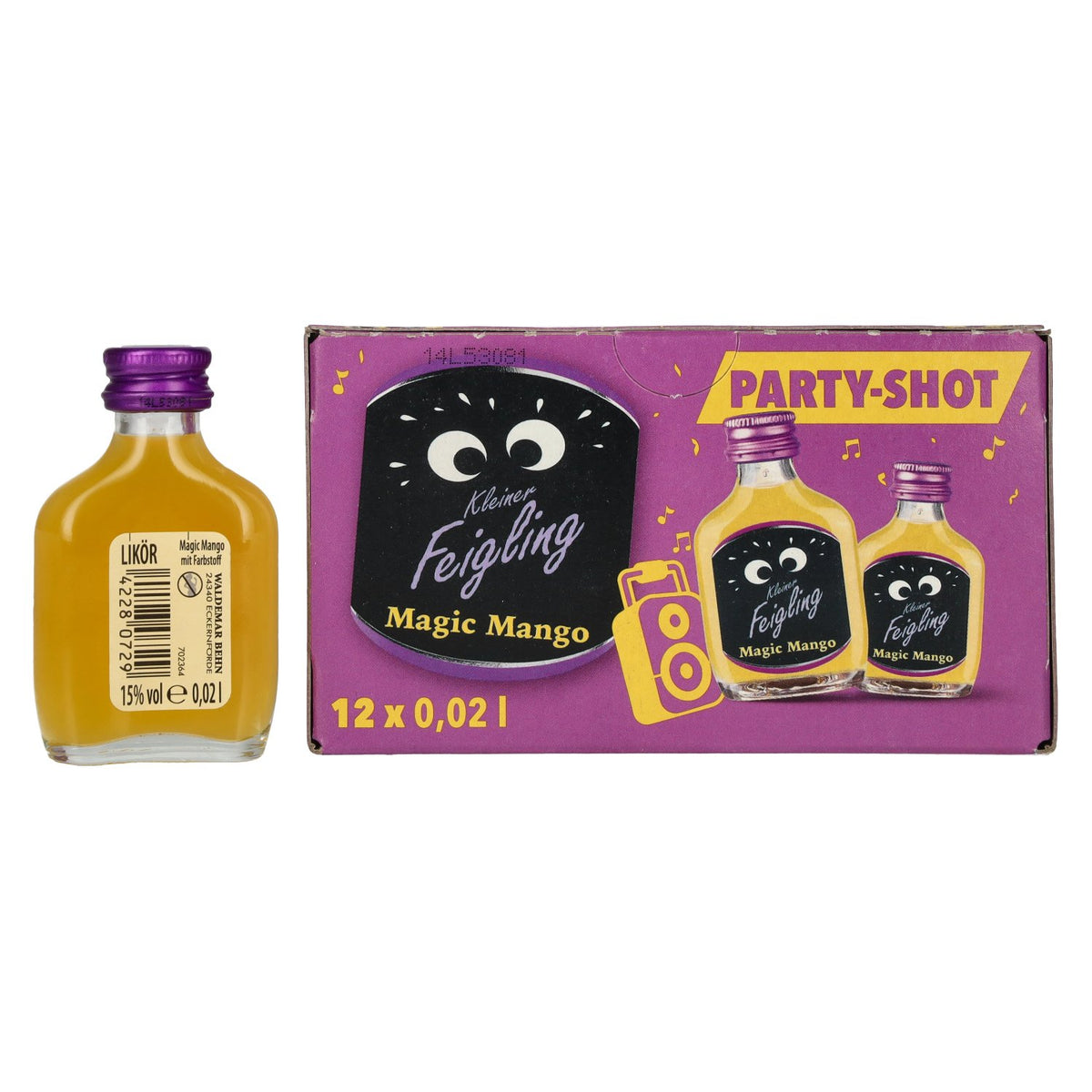 Kleiner Feigling Magic Mango 15% vol. 12x0,02l