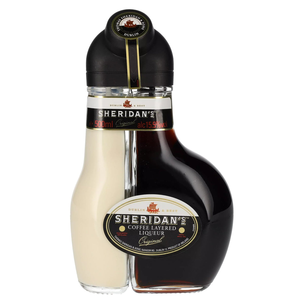 Liqueur « Sheridan's Coffee » à couches, 15,5 % vol., 0,5 l