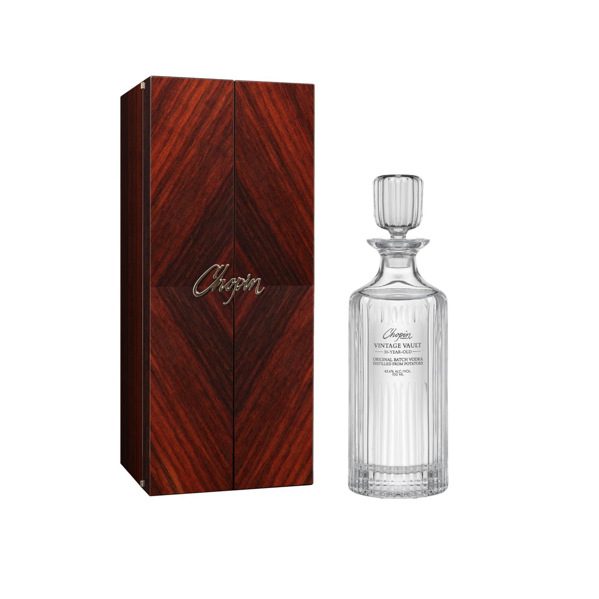 Chopin 30 Years Old Vintage Vault Original Batch Vodka 43,6% Vol. 0,7l in wooden box
