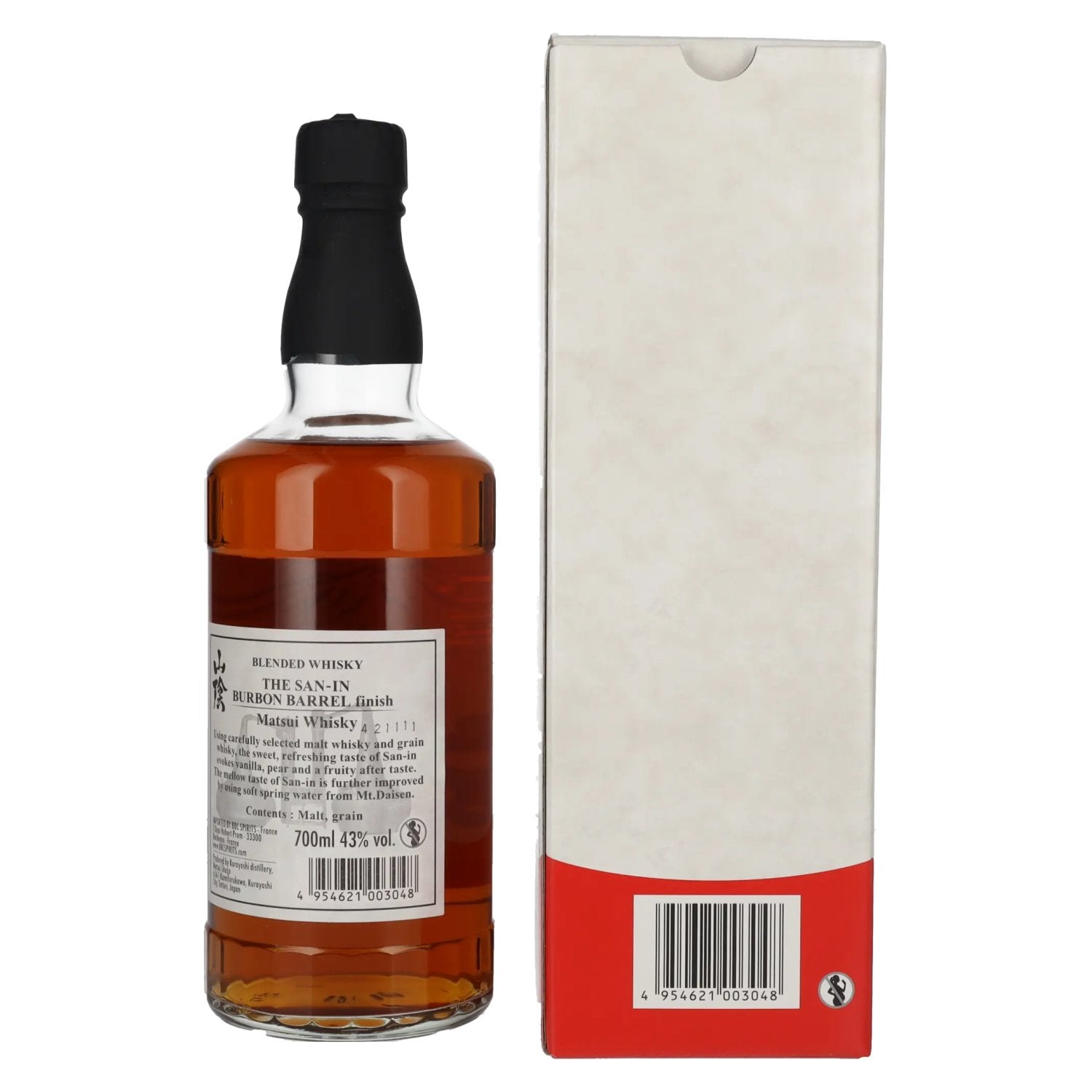 Matsui Whisky THE SAN-IN Blended Japanese Whisky ex-BOURBON BARREL 43% Vol. 0,7l in Geschenkbox