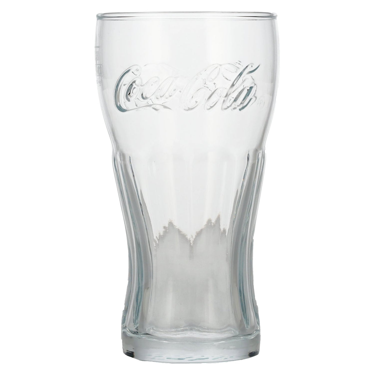 Coca Cola verre à contours 0,3l avec étalonnage