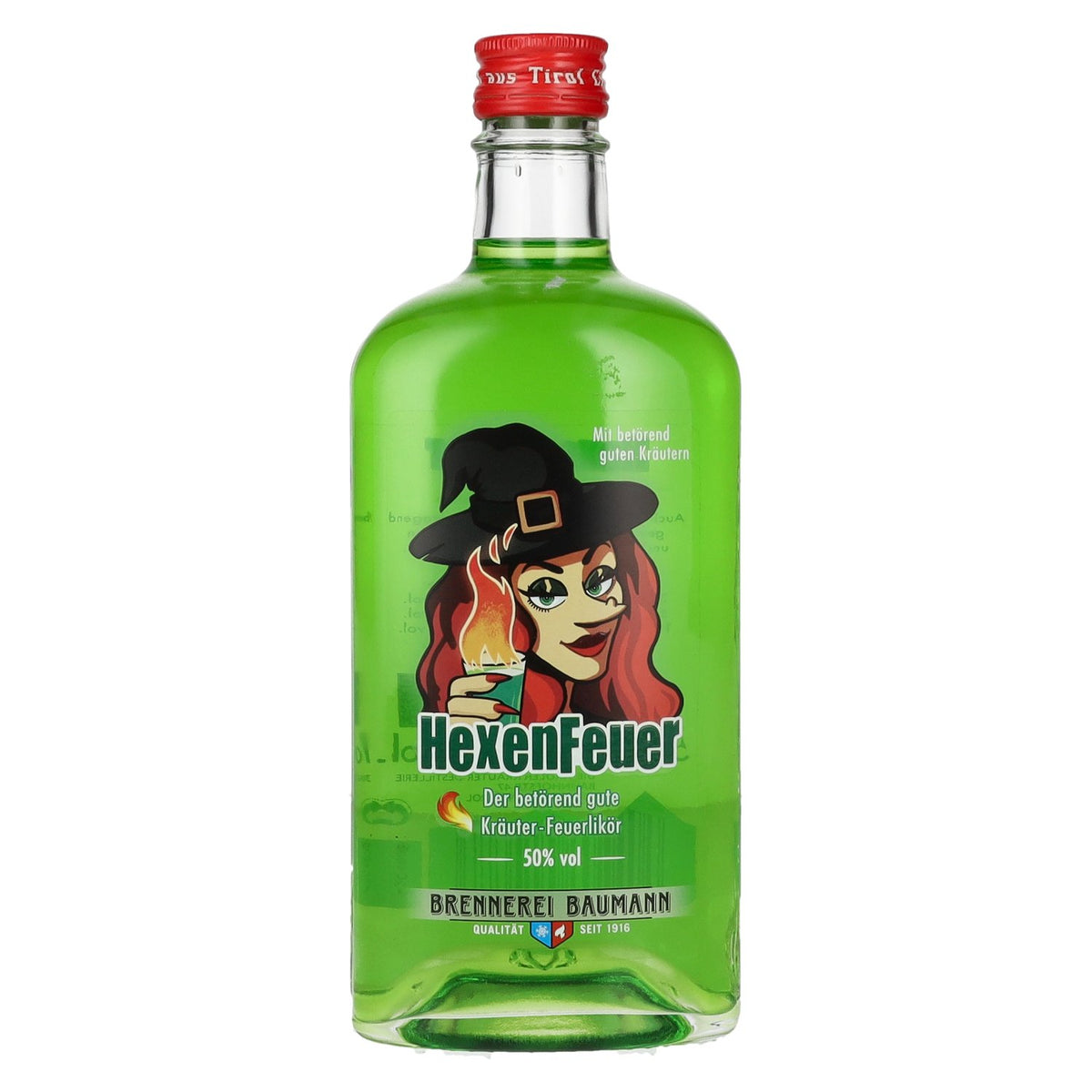 Baumann HexenFeuer herbal fire liqueur 50% vol. 0.5l