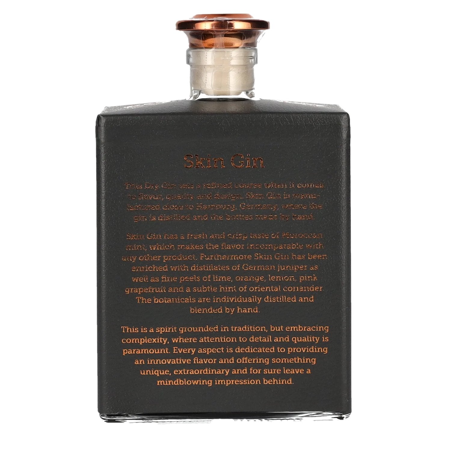 Skin Gin Handcrafted German Dry Gin Edition Anthracite 42% Vol. 0,5l