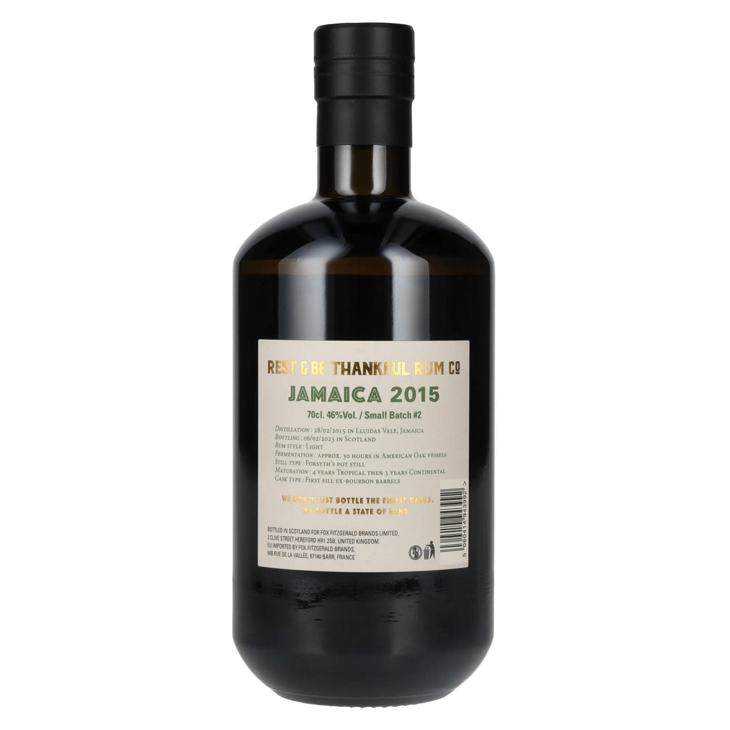 Rest & Be Thankful JAMAICA 7 Years Old Pure Single Jamaican Rum 2015 #2 46% Vol. 0,7l