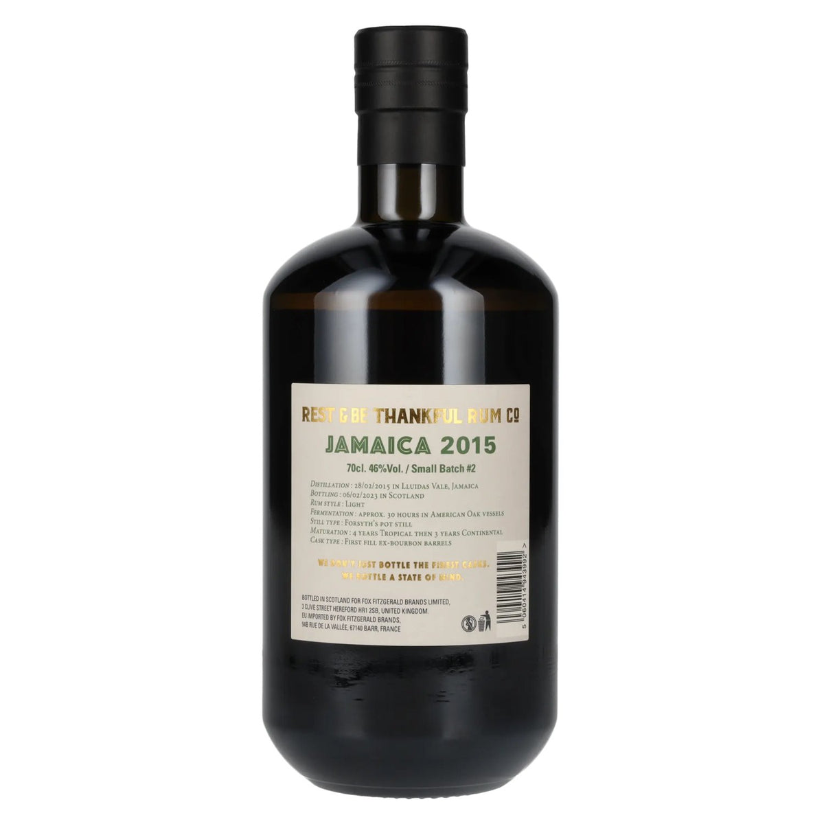 Rest & Be Thankful JAMAICA 7 Years Old Pure Single Jamaican Rum 2015 #2 46% Vol. 0,7l