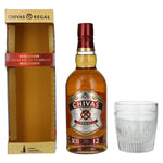 Chivas Regal 12 Years Old Blended Scotch Whisky 40% Vol. 0,7l with tumbler glass