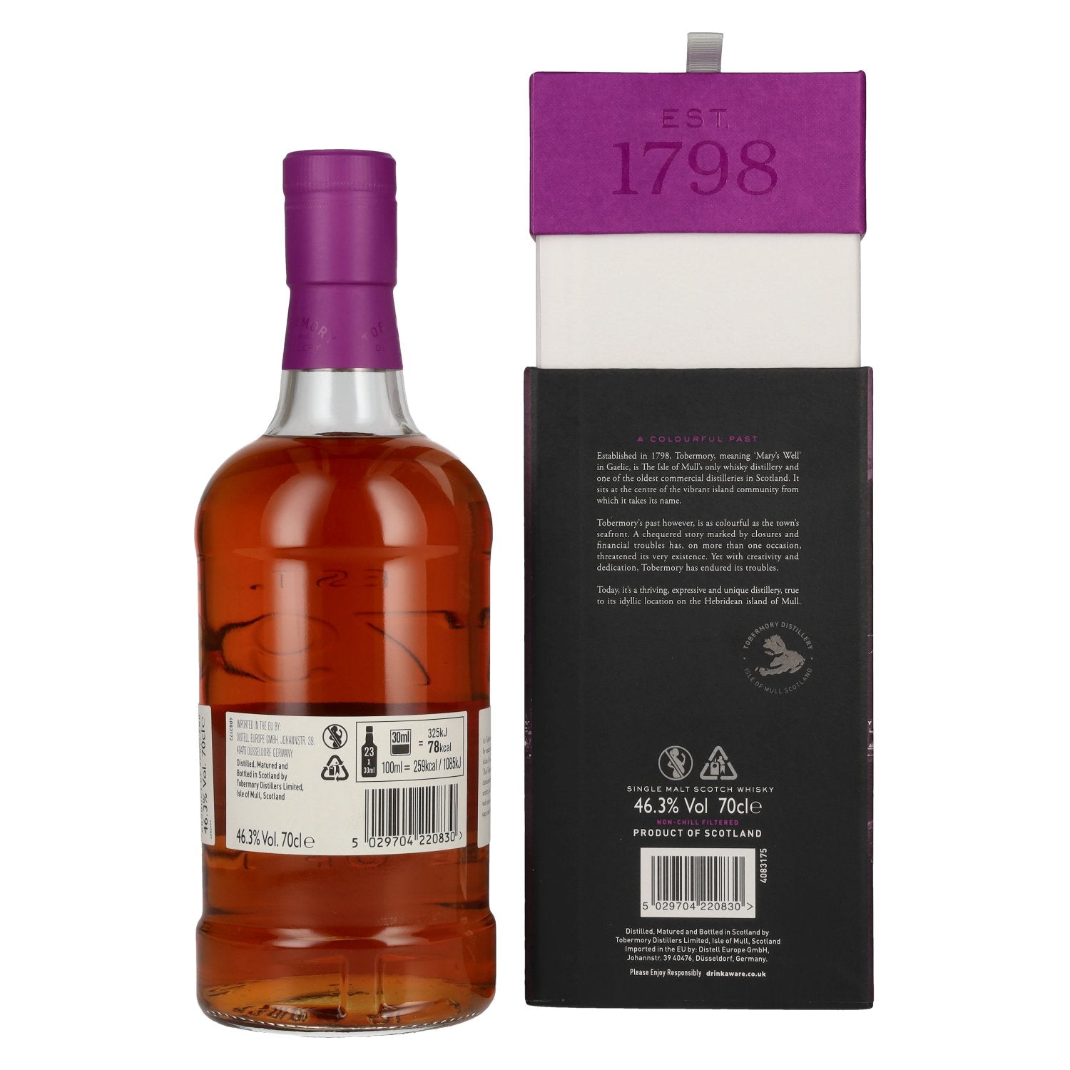 Tobermory 21 Years Old Single Malt Oloroso Cask Finish 46,3% Vol. 0,7l in Geschenkbox