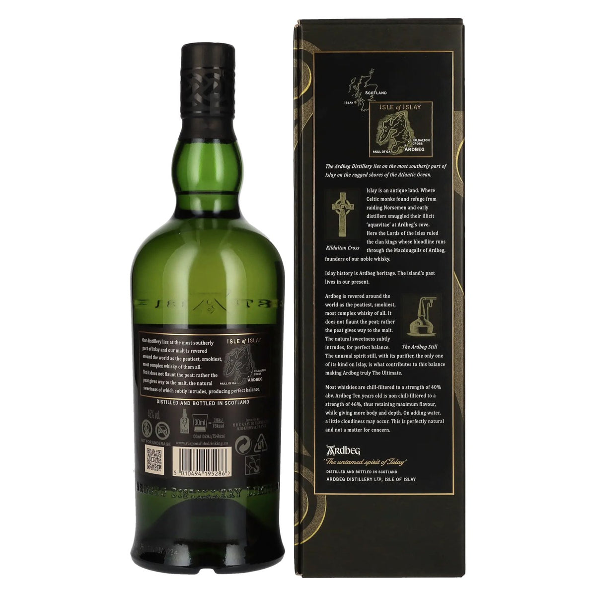 Ardbeg TEN Years Old Islay Single Malt 46% Vol. 0,7l in Geschenkbox