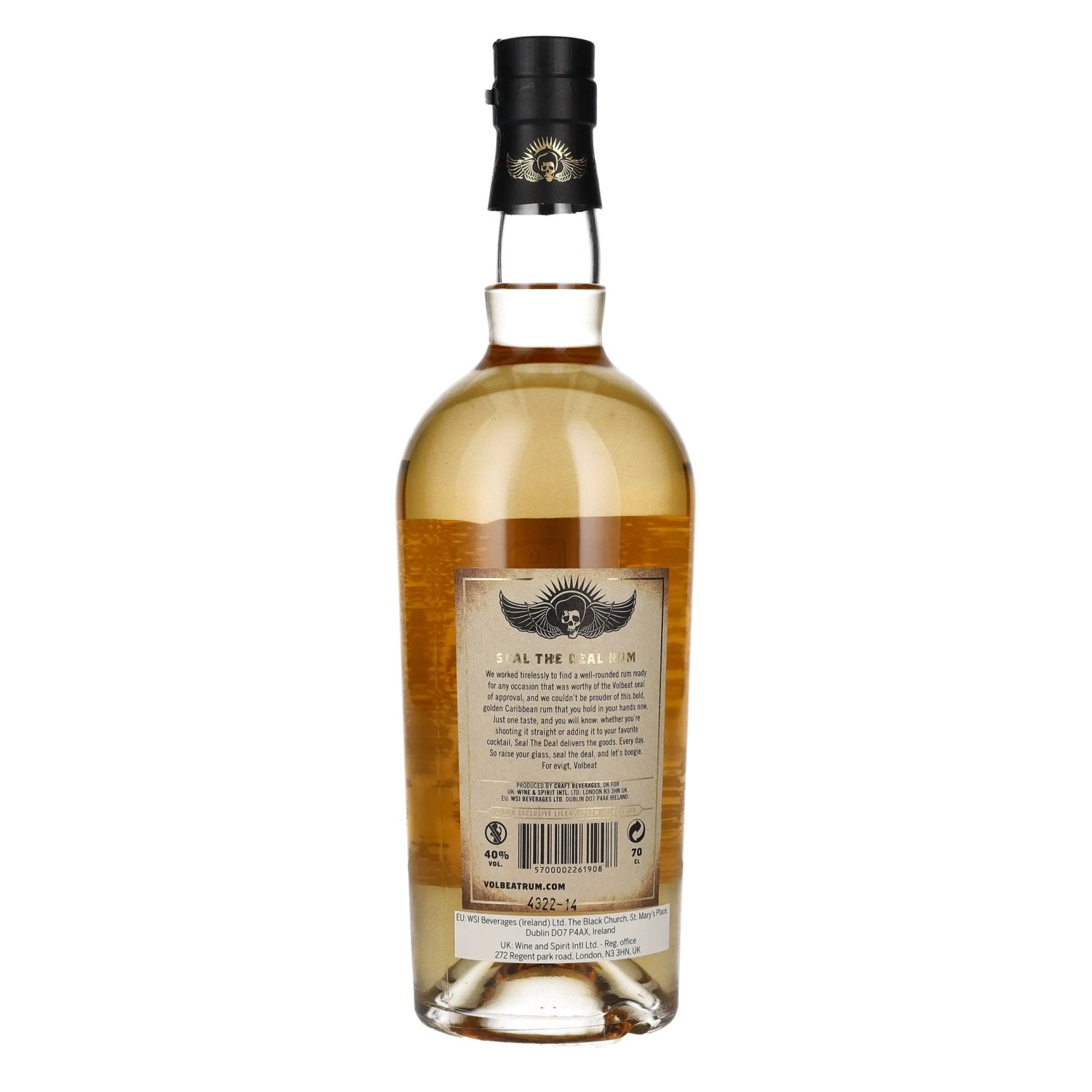 Volbeat Seal the Deal Rum 40% Vol. 0,7l