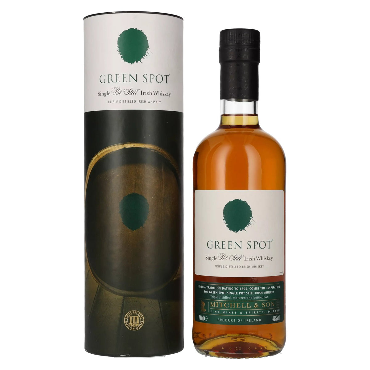Green Spot Single Pot Still Irish Whiskey 40% Vol. 0,7l in gift box