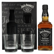 Jack Daniel's Tennessee Whiskey 40% vol. 0,7l dans une boîte cadeau avec 2 verres Rocks