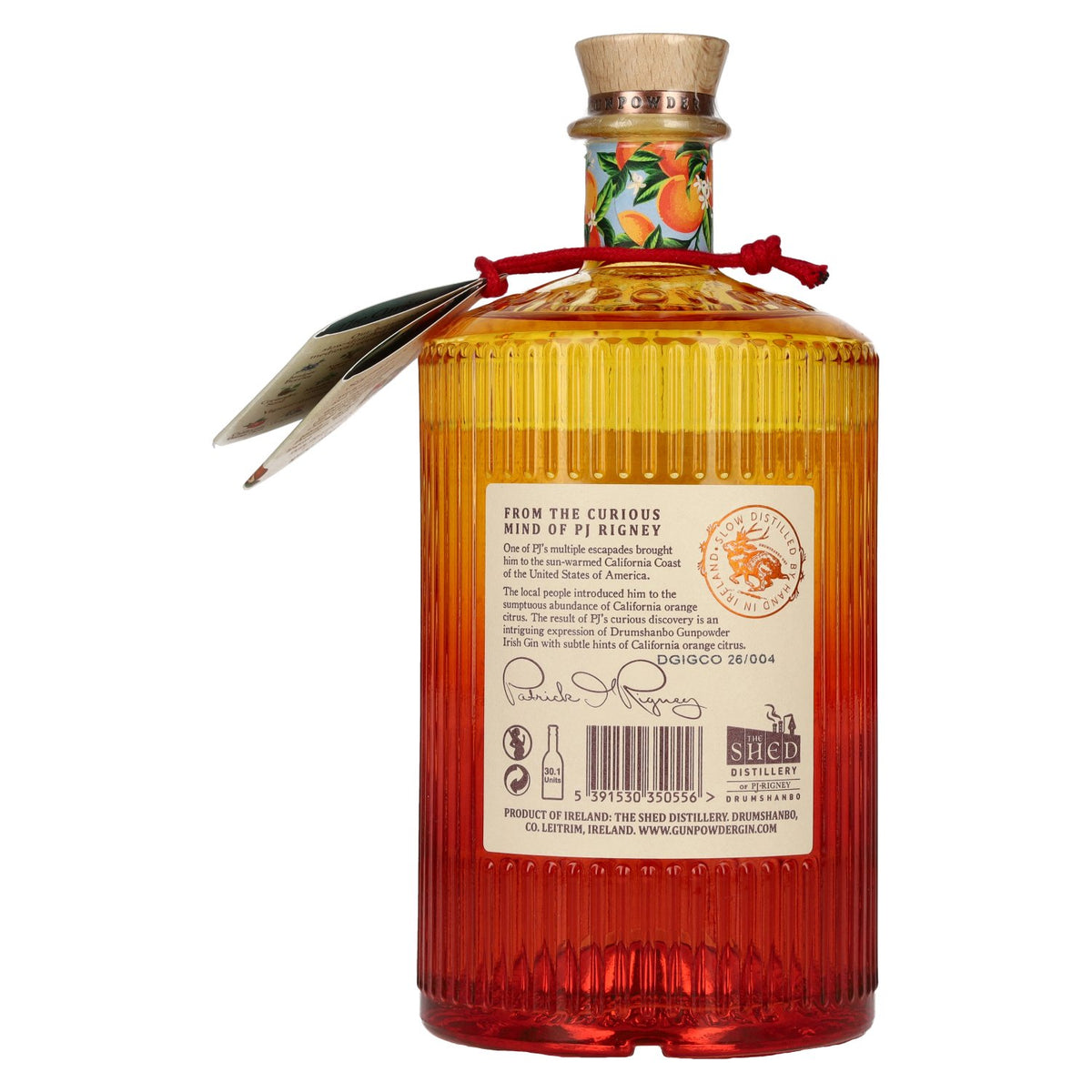 Drumshanbo Gunpowder Irish Gin with California Orange Citrus 43% Vol. 0,7l in gift box with glass