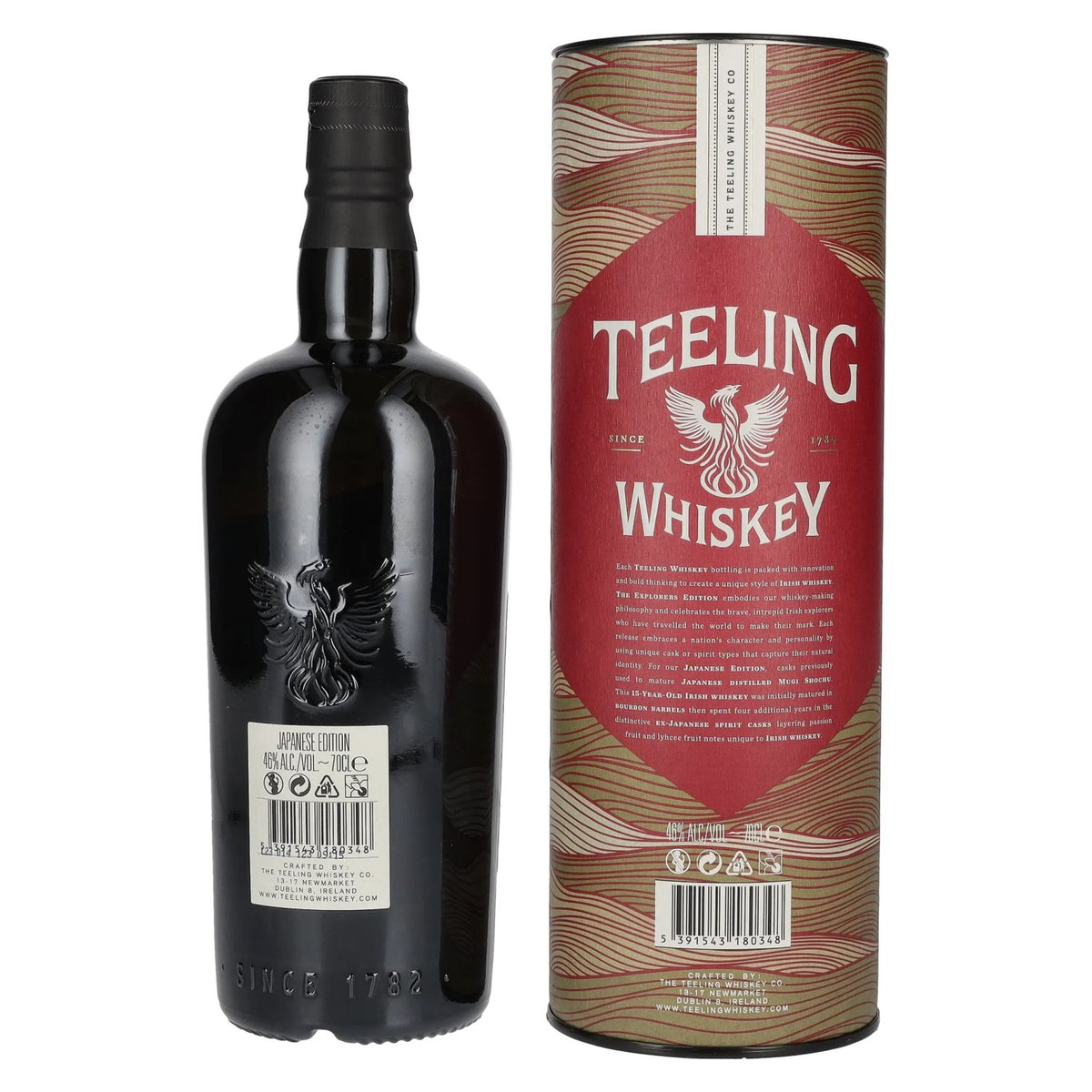 Teeling Whiskey 15 Years Old EXPLORERS SERIES Irish Whiskey Japanese Edition 46% Vol. 0,7l in gift box