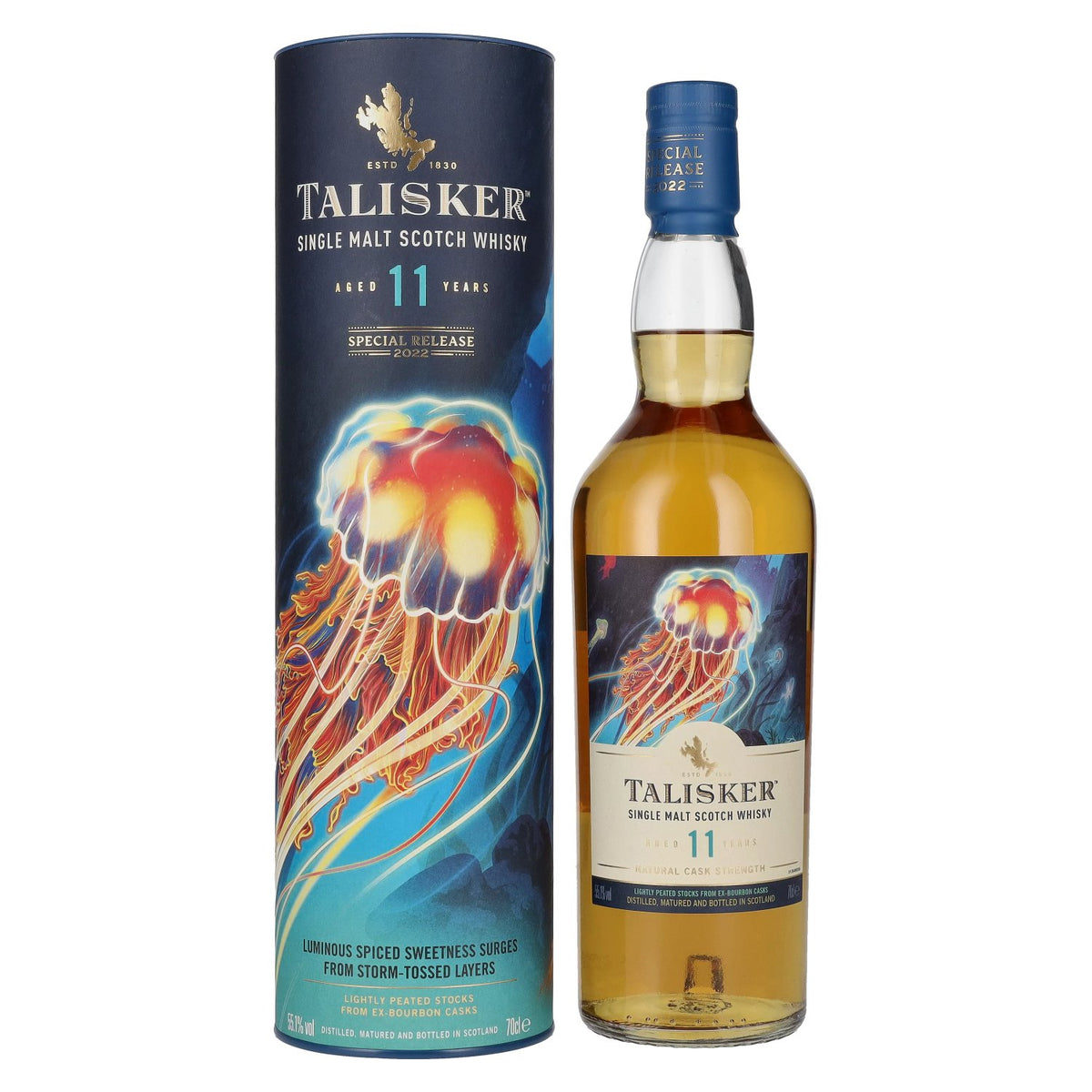 Talisker 11 Years Old Single Malt Special Release 2022 55,1% vol. 0,7l en boîte cadeau