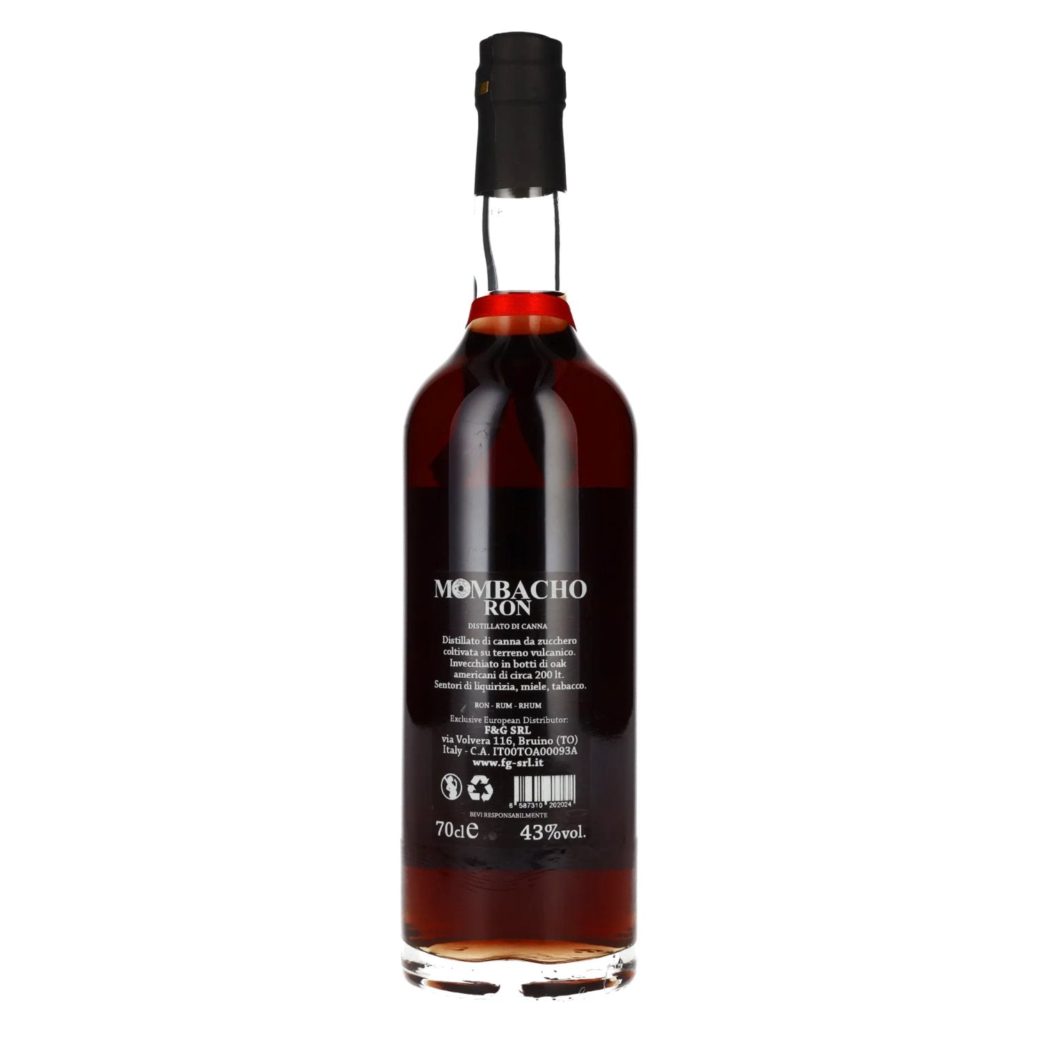 Mombacho Ron 15 Años Gran Reserva 43% Vol. 0,7l