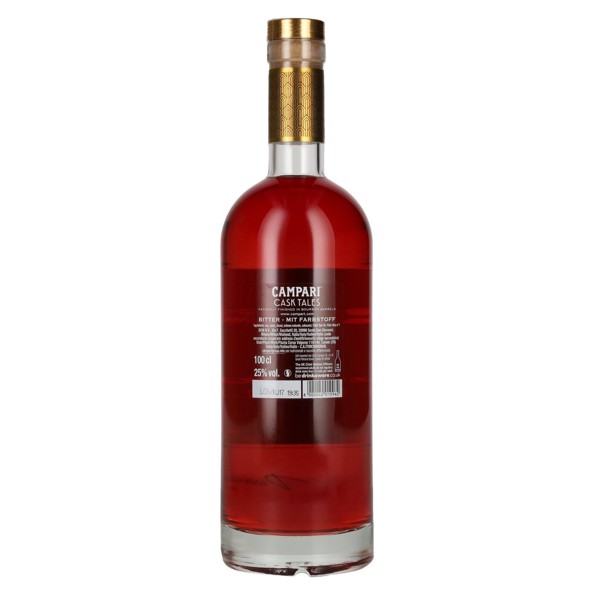 Campari CASK TALES Bitter Bourbon Barrel Finish 25% vol. 1 l