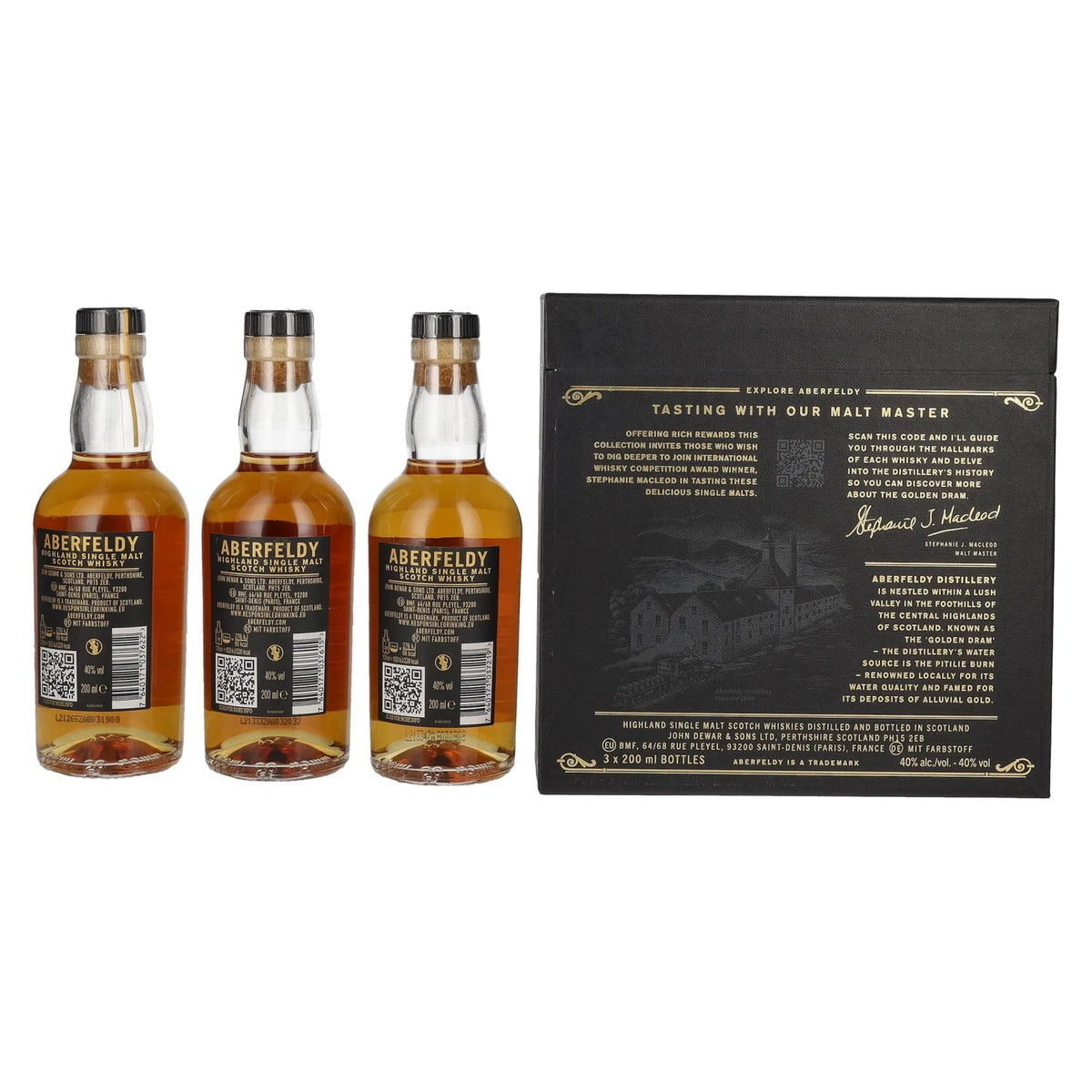 Aberfeldy The Golden Dram Single Malt Tasting Collection 40% Vol. 3x0,2l in gift box