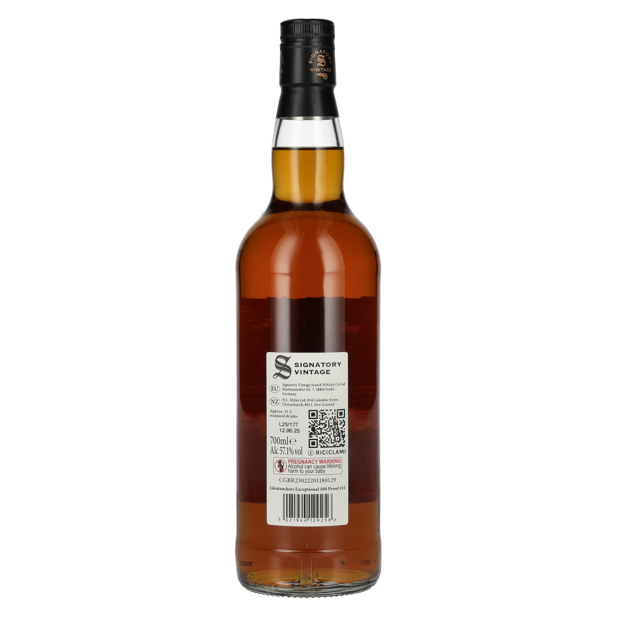 Signatory Vintage 100 Proof Edition GLENTAUCHERS 16 Years Old Single Malt #11 2009 57,1% Vol. 0,7l