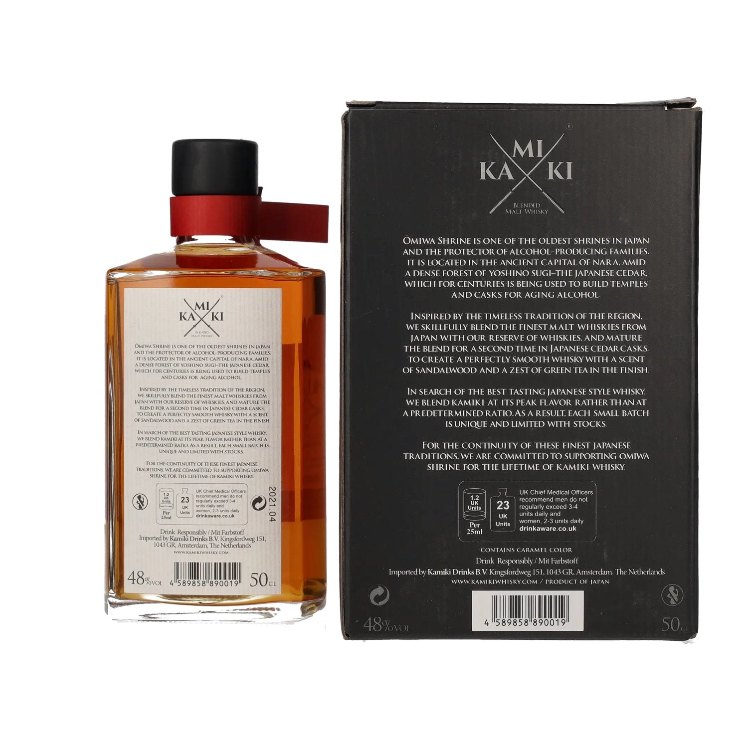 KAMIKI Blended Malt Whisky 48% Vol. 0,5l in Geschenkbox