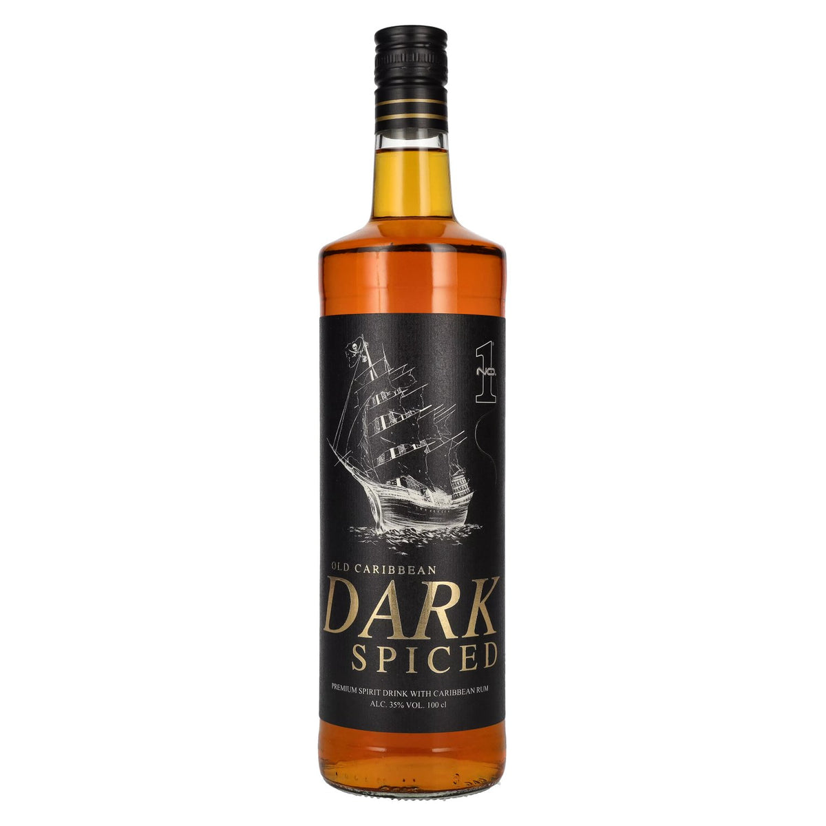 No.1 Old Caribbean DARK SPICED 35% vol. 1l