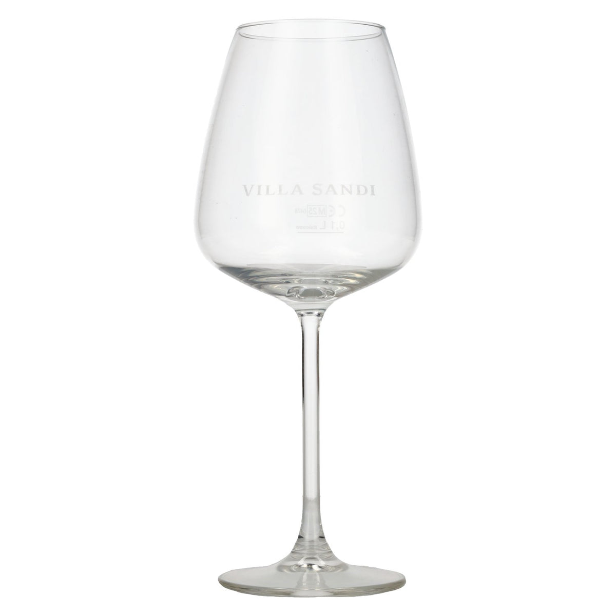 Verre à pied Villa Sandi avec graduation, 0,1 l