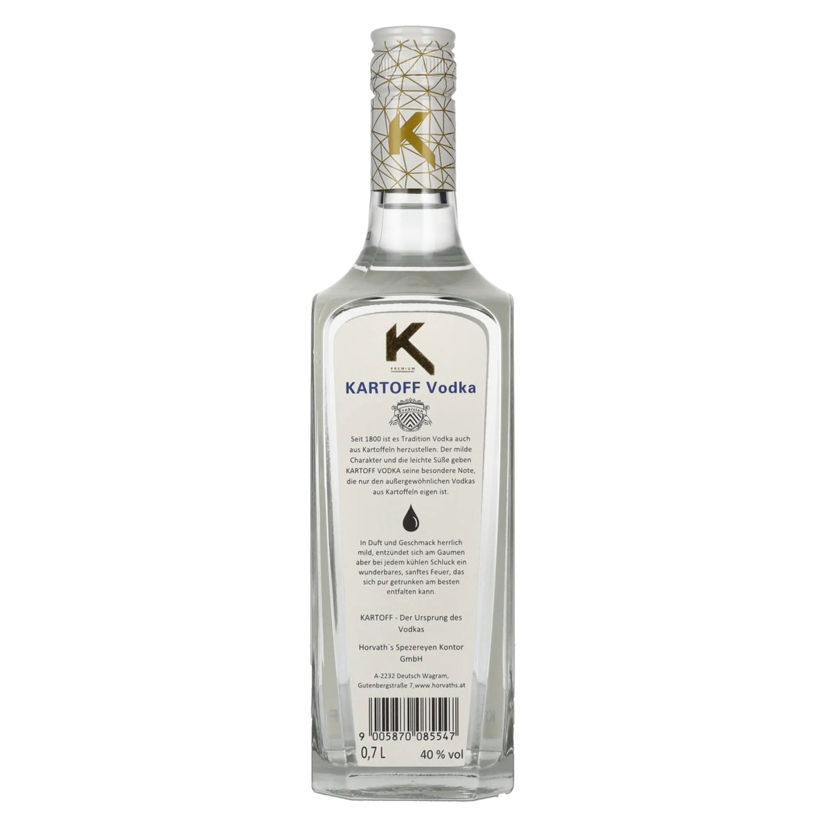 Kartoff Triple Distilled Vodka 40% Vol. 0,7l
