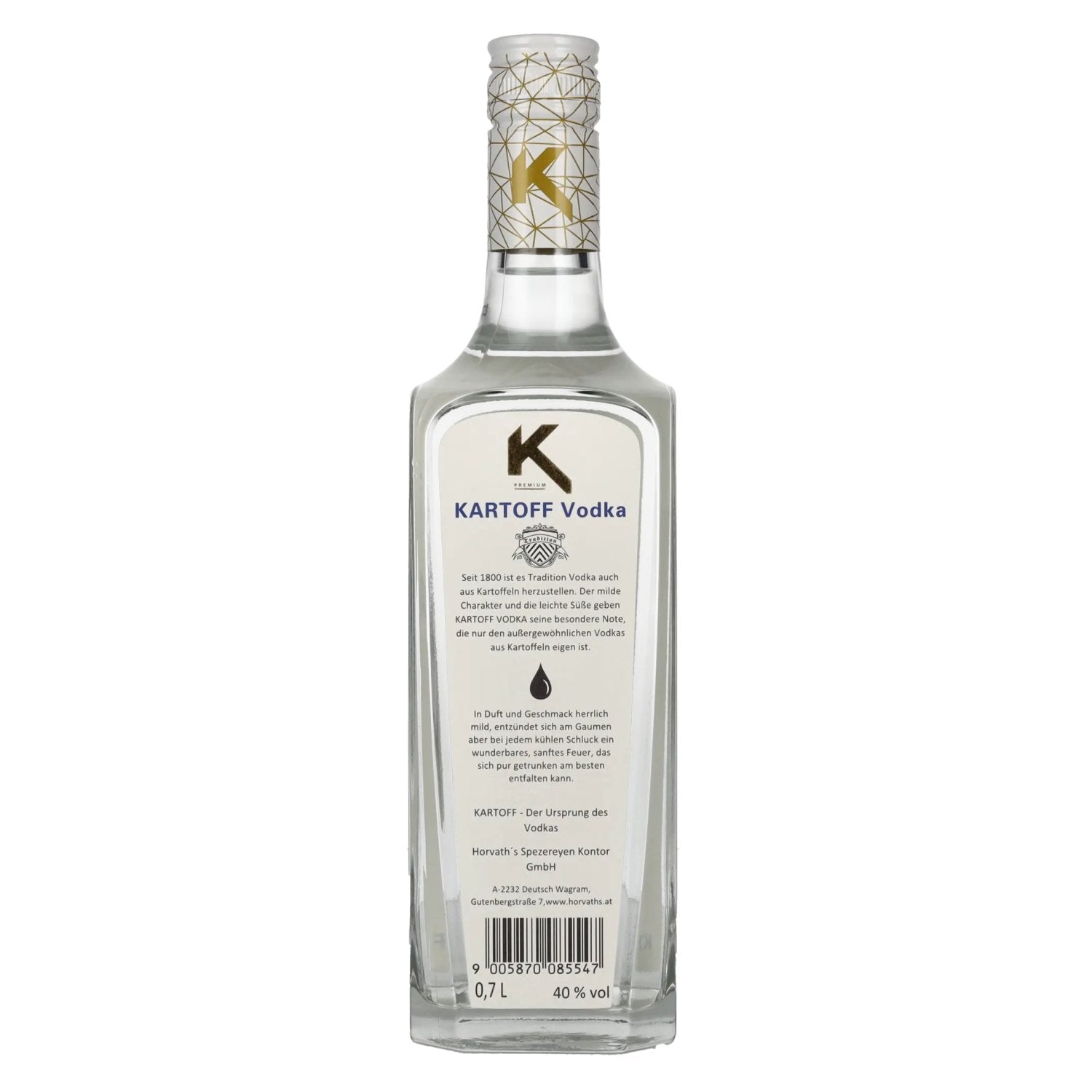 Kartoff Triple Distilled Vodka 40% Vol. 0,7l