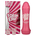 Dildo Shot Bubblegum Vodka Based 10% Vol. 0,7l in Geschenkbox mit 2 Gläsern