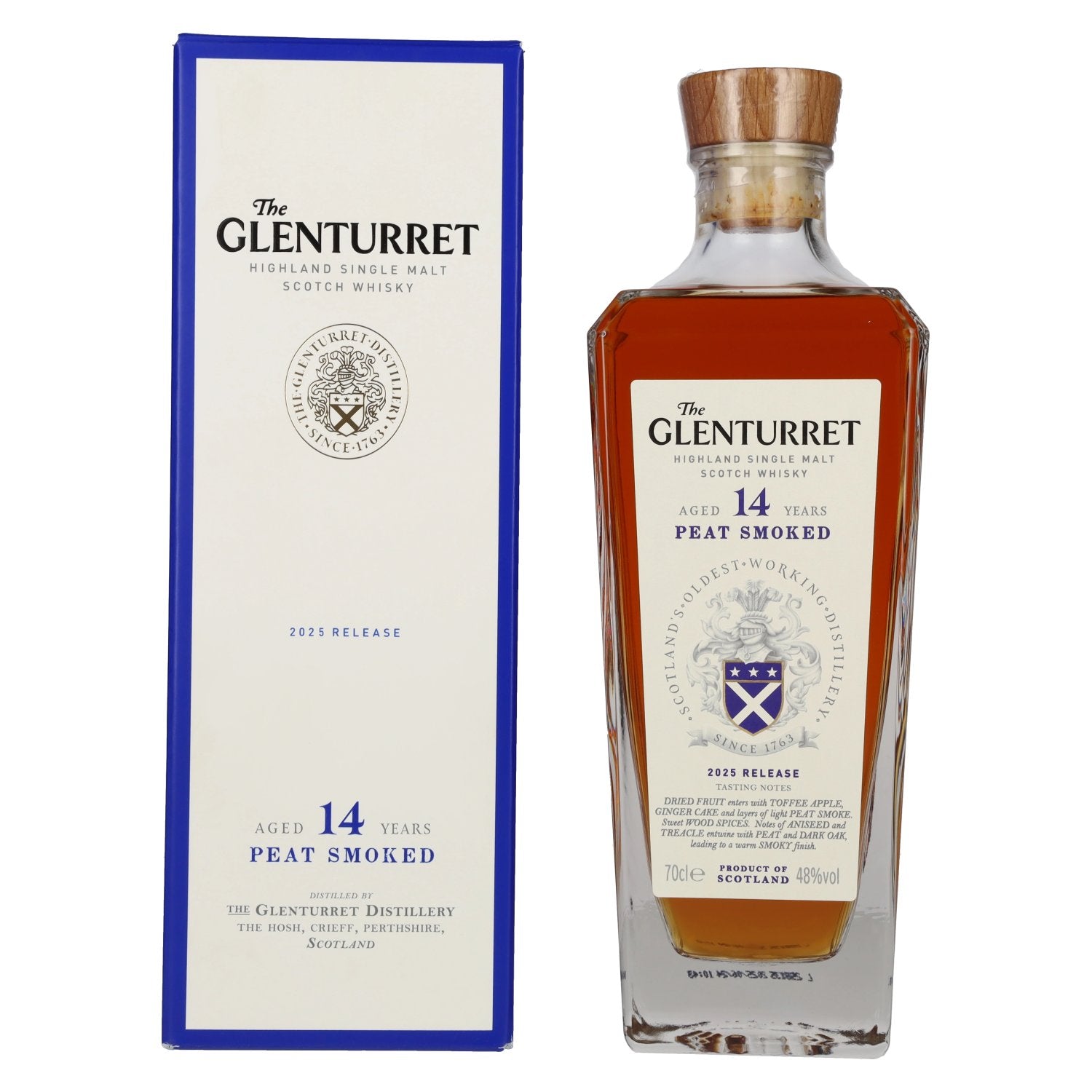 The Glenturret 14 Years Old PEAT Smoked Release 2025 48% Vol. 0,7l in Geschenkbox