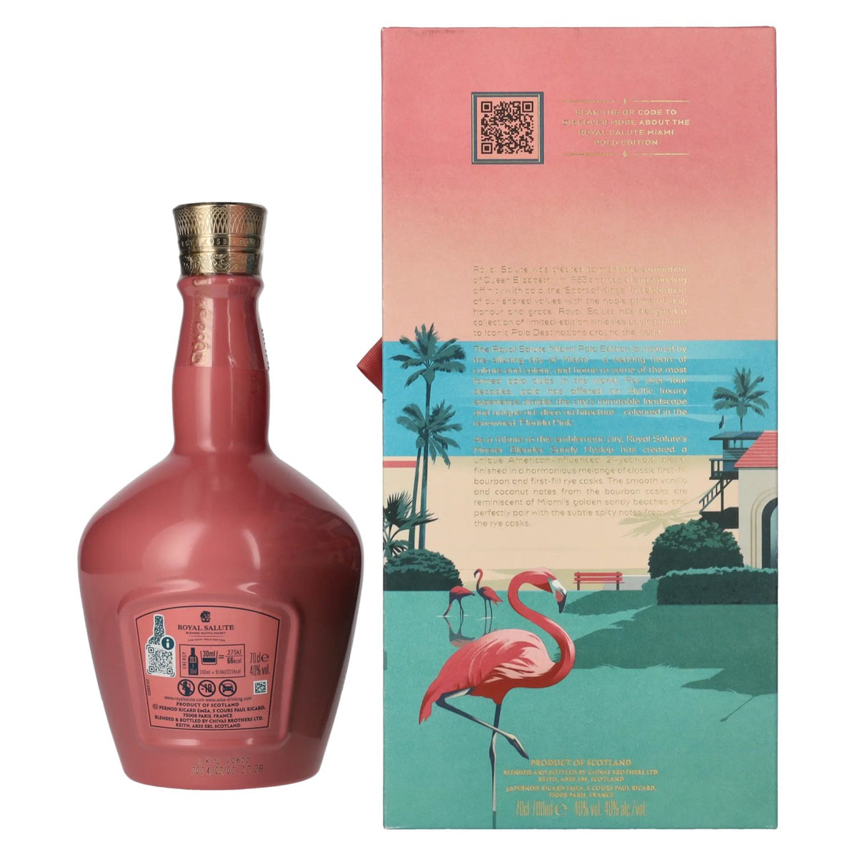 Royal Salute 21 Years Old THE MIAMI POLO EDITION Blended Scotch Whisky 40% Vol. 0,7l in gift box