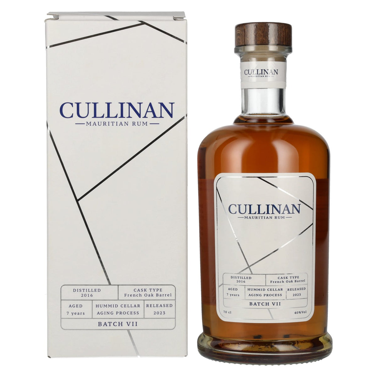 CULLINAN 7 Years Old Mauritian Rum Batch VII 40% Vol. 0,7l in gift box