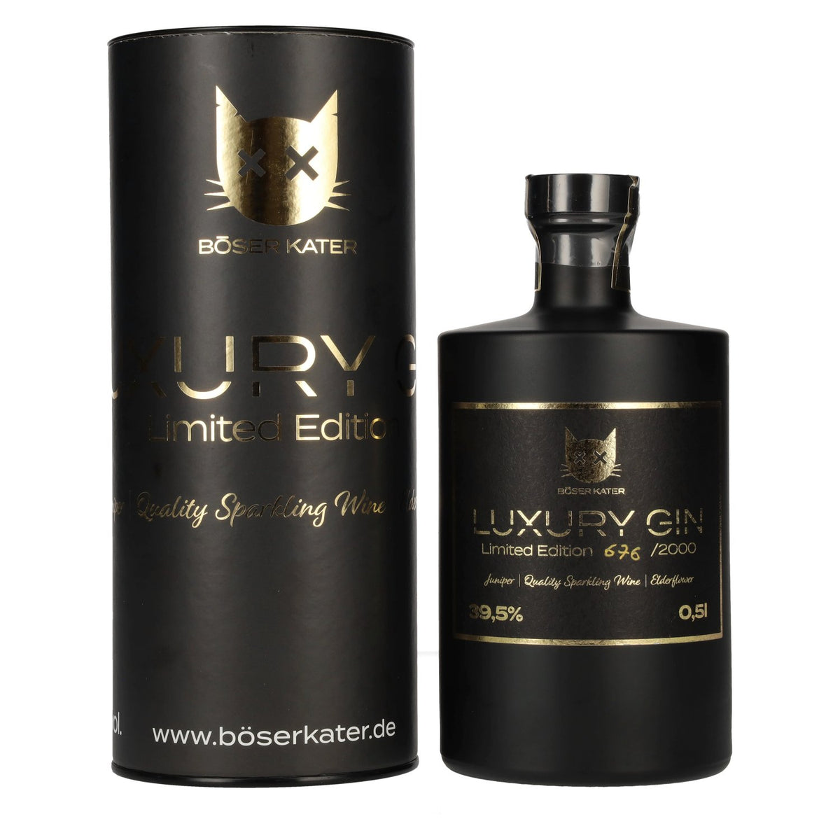 Böser Kater Luxury Gin Édition limitée 39,5 % vol. 0,5 l dans un coffret cadeau