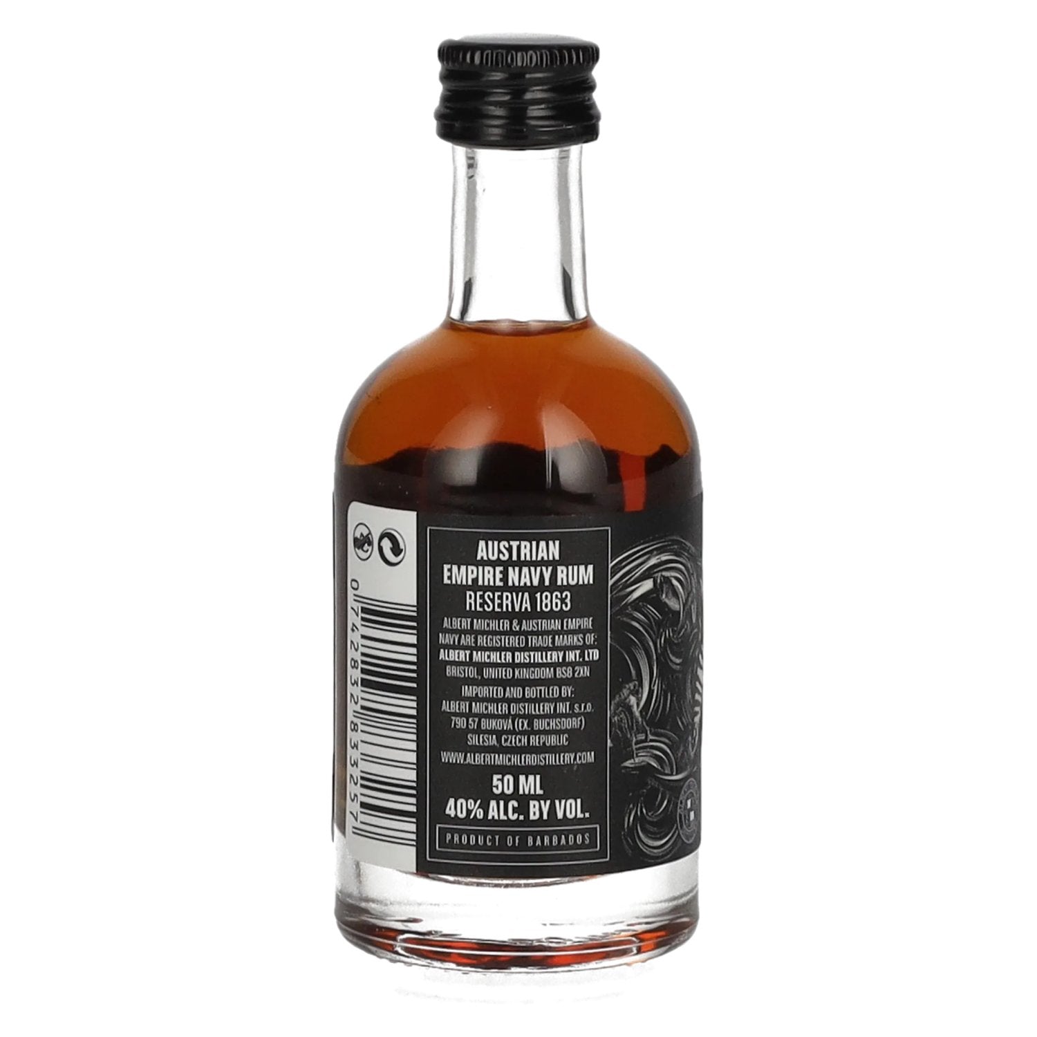 Austrian Empire Navy RESERVA 1863 Rum 40% Vol. 0,05l