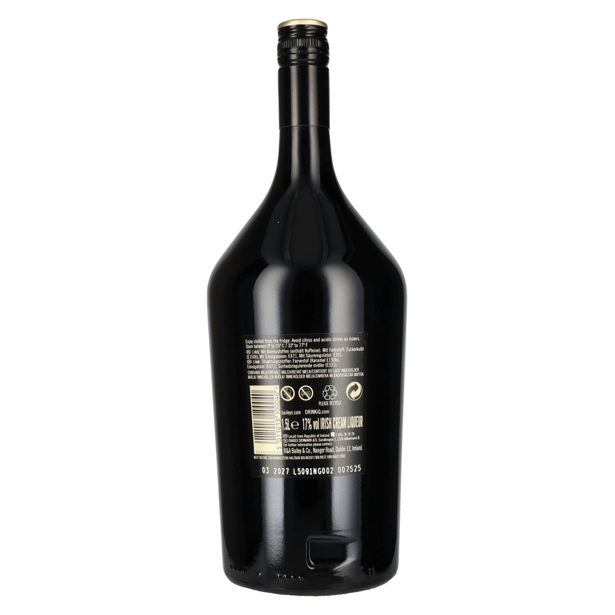 Baileys The Original Irish Cream 17% ABV 1.5l