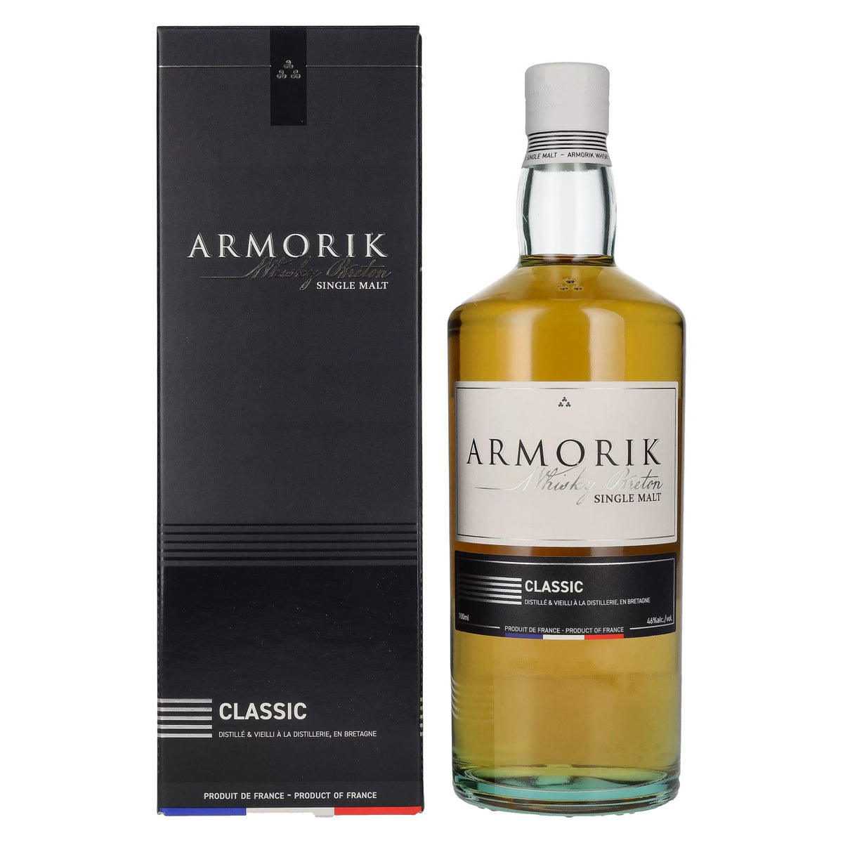 Armorik CLASSIC Whisky Breton Single Malt 46% Vol. 0,7l in gift box