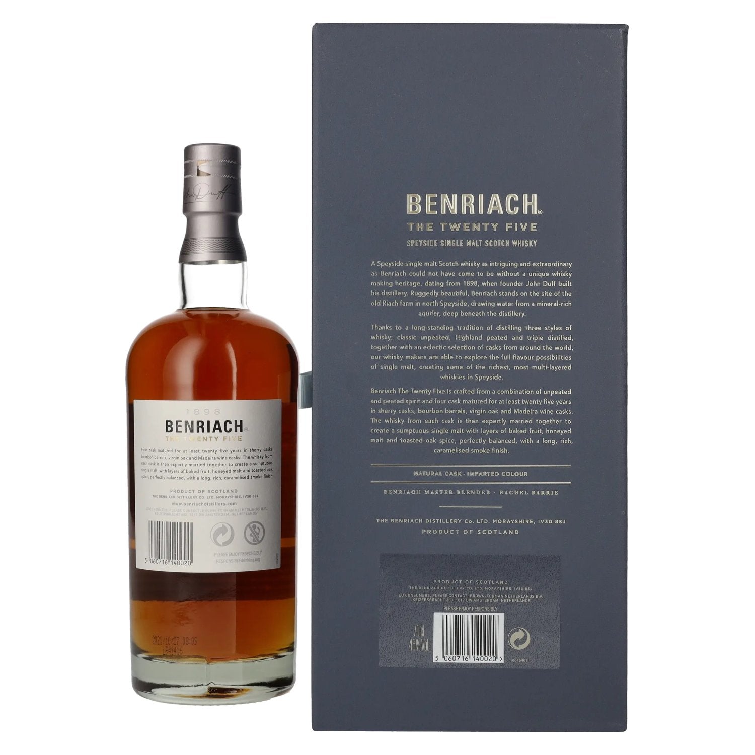 Benriach THE TWENTY FIVE Single Malt Four Cask Matured 46% Vol. 0,7l in Geschenkbox