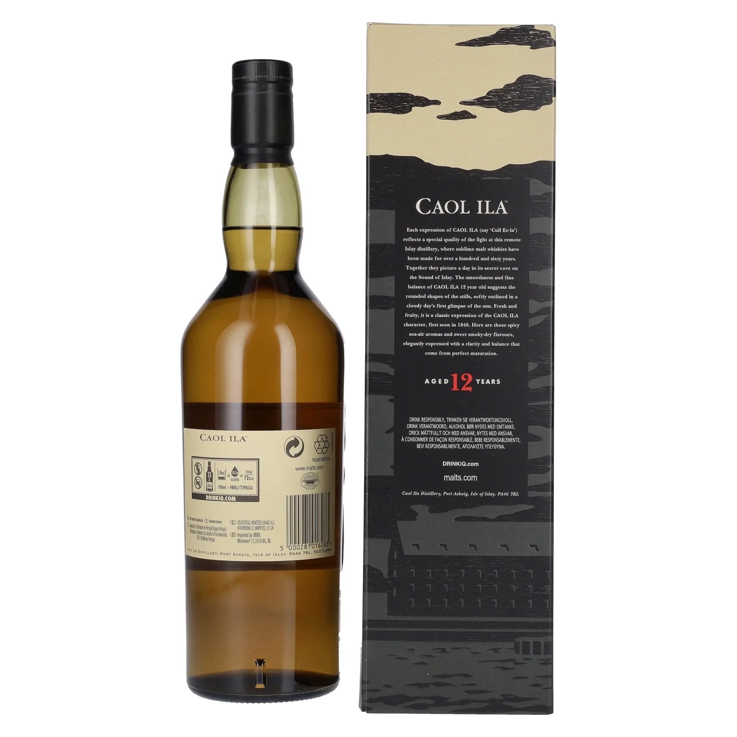 Caol Ila 12 Years Old Islay Single Malt 43% Vol. 0,7l in gift box