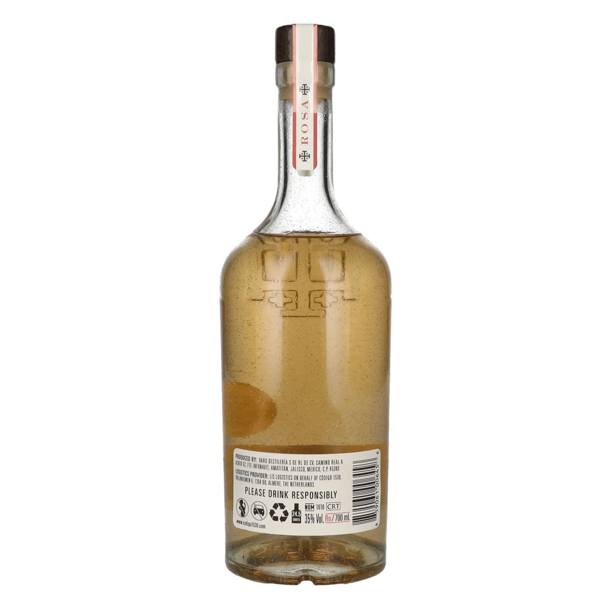 Código 1530 ROSA BLANCO Tequila 35 % vol. 0,7 l