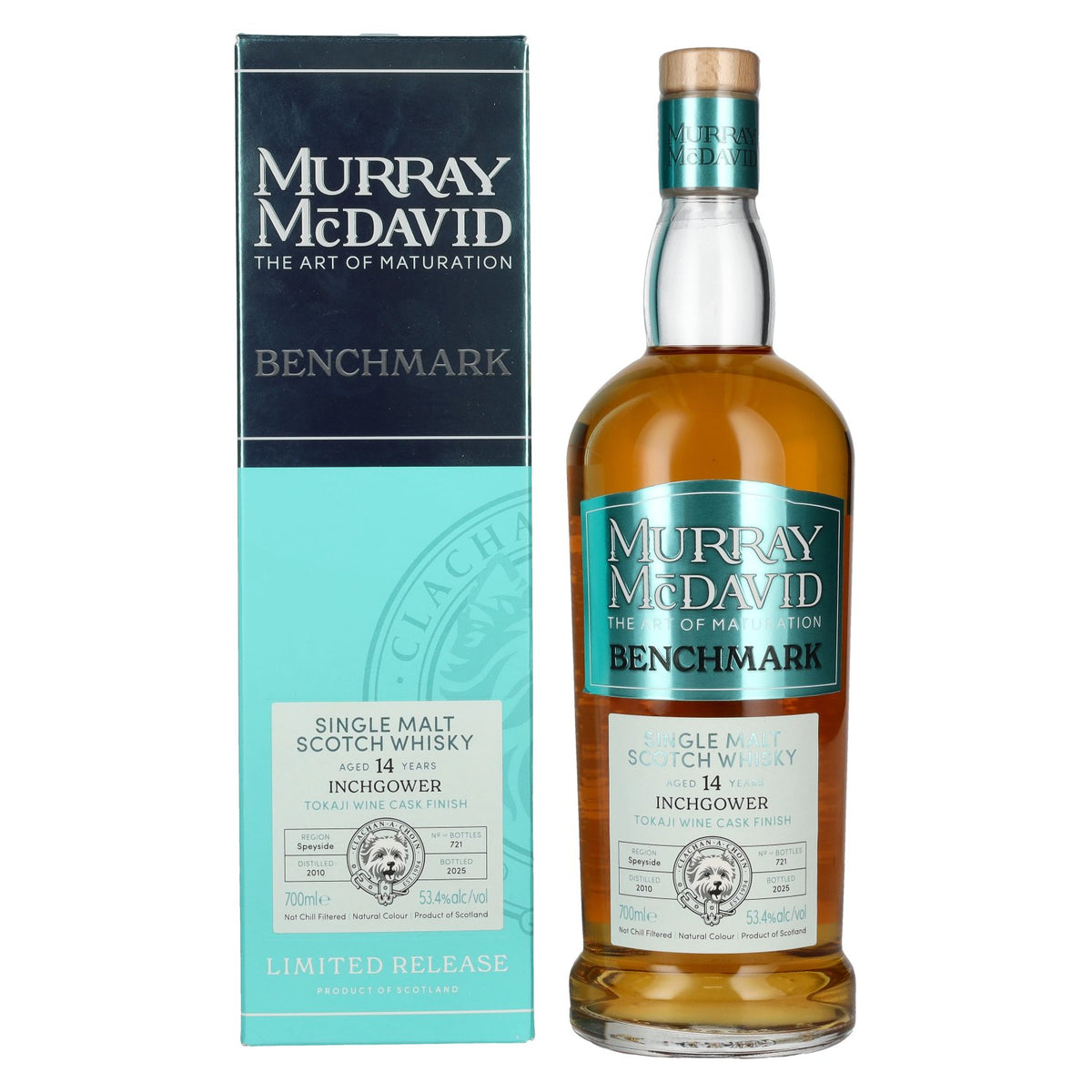 Murray McDavid BENCHMARK 14 Years Old INCHGOWER Tokaji Wine Cask Finish 2010 53,4% Vol. 0,7l in gift box