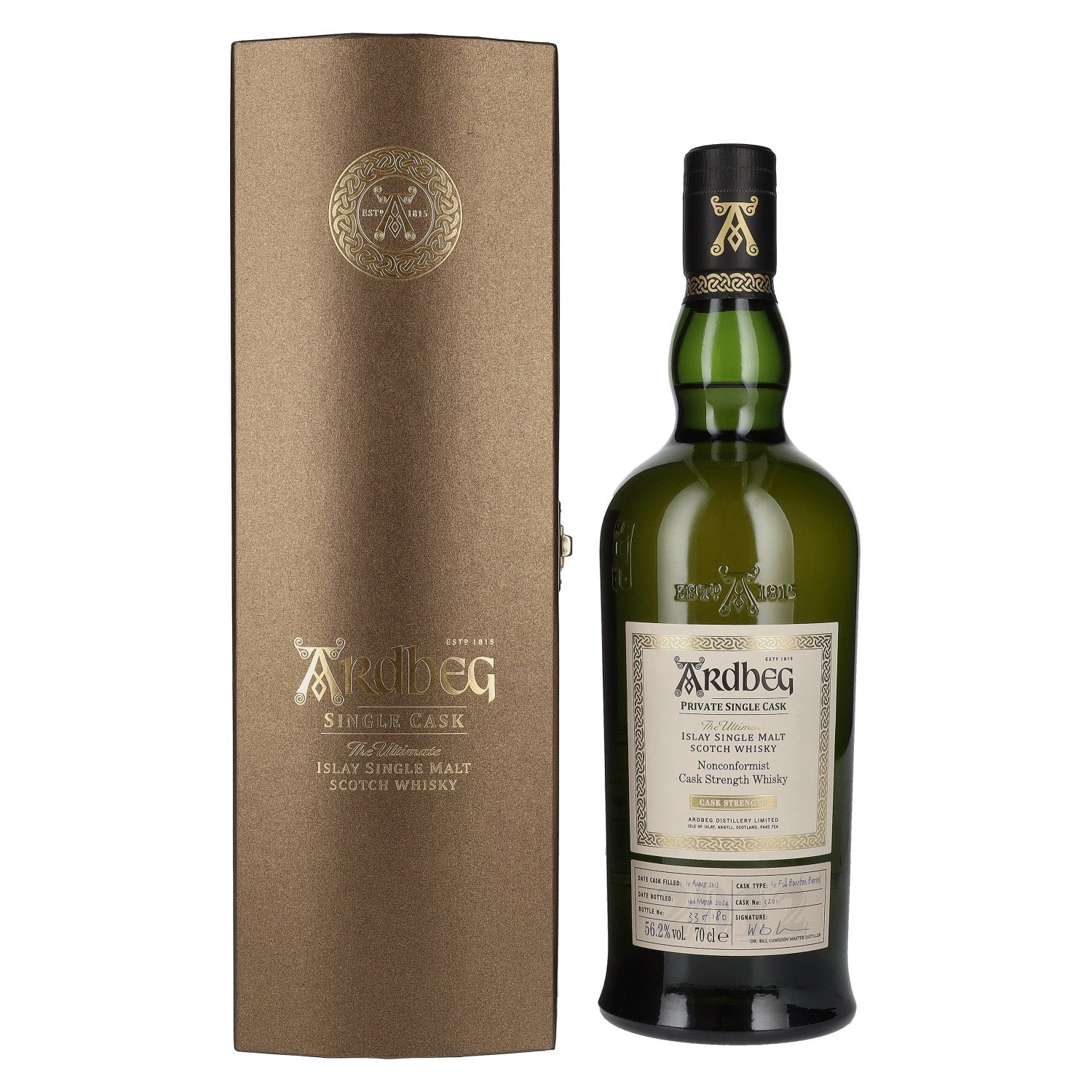Ardbeg The Ultimate Private Single Cask No. 3201 56,2% Vol. 0,7l en coffret cadeau