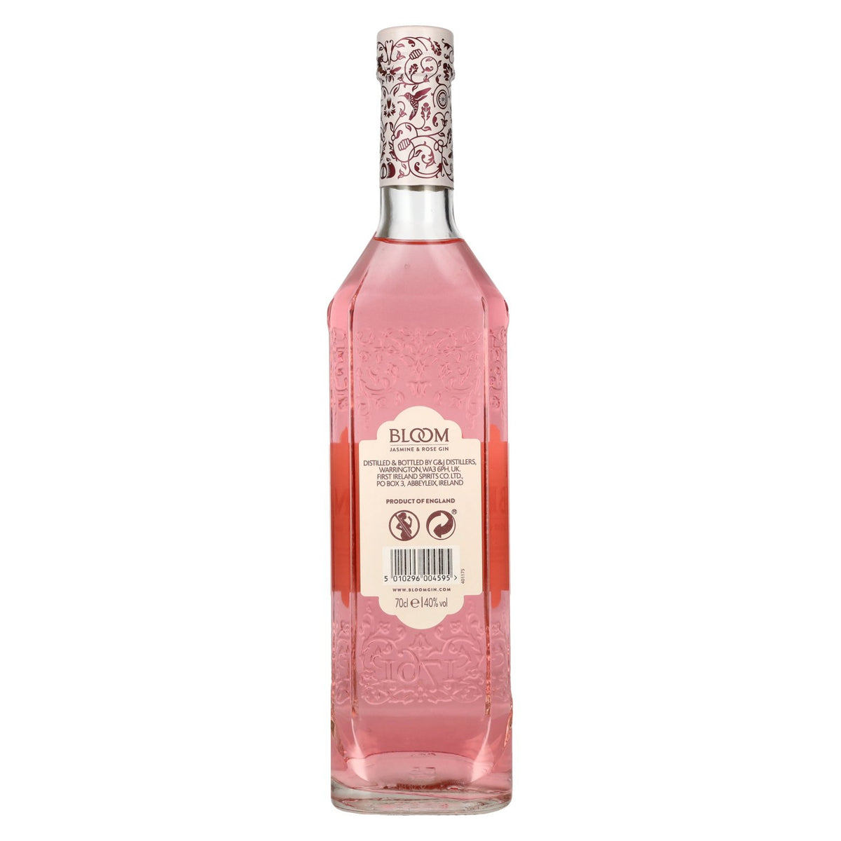 Bloom JASMINE &amp; ROSE GIN Limited Edition 40% Vol. 0.7l