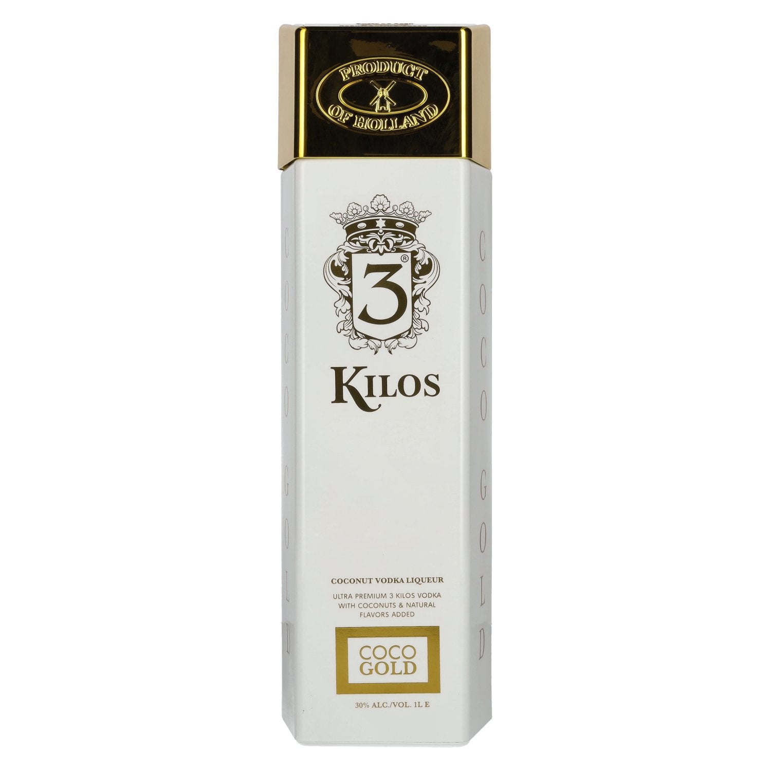 3 Kilos COCO GOLD Coconut Vodka 30% vol. 1l