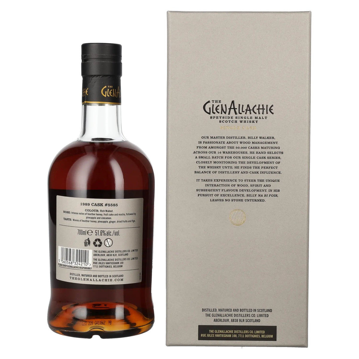 The GlenAllachie SINGLE CASK 32 Years Old PX PUNCHEON 51,6% Vol. 0,7l in Geschenkbox